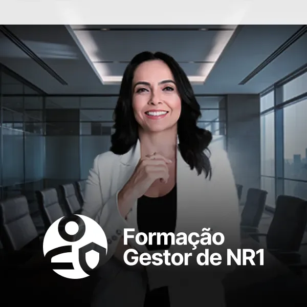 Capa da Formação Gestor de NR1, curso da Izabella Camargo