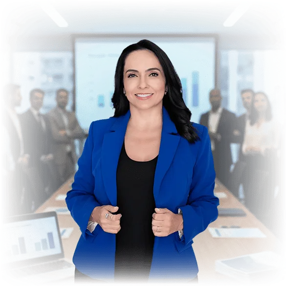 Izabella Camargo, criadora da Formação Gestor de NR1 e especialista em saúde mental no trabalho
